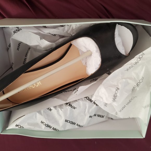 Peep Toe Jenn Ardor Pumps Size 9.5` - Picture 2 of 5